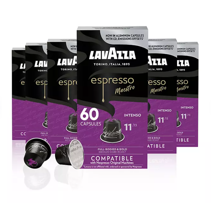 Lavazza Espresso Maestro Inteso Medium-Dark Roast Pods (60 ct.)