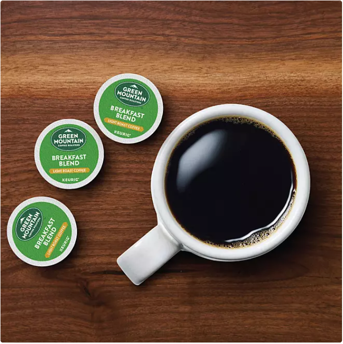 Green Mountain Coffee Breakfast Blend K-Cup Pods (100 ct.)