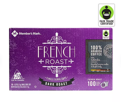 Member's Mark Single Serve Coffee Cups, French Roast (100 ct.)