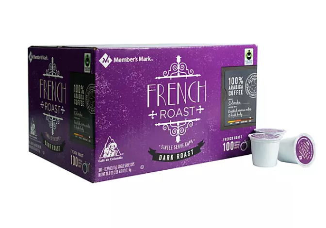 Member's Mark Single Serve Coffee Cups, French Roast (100 ct.)