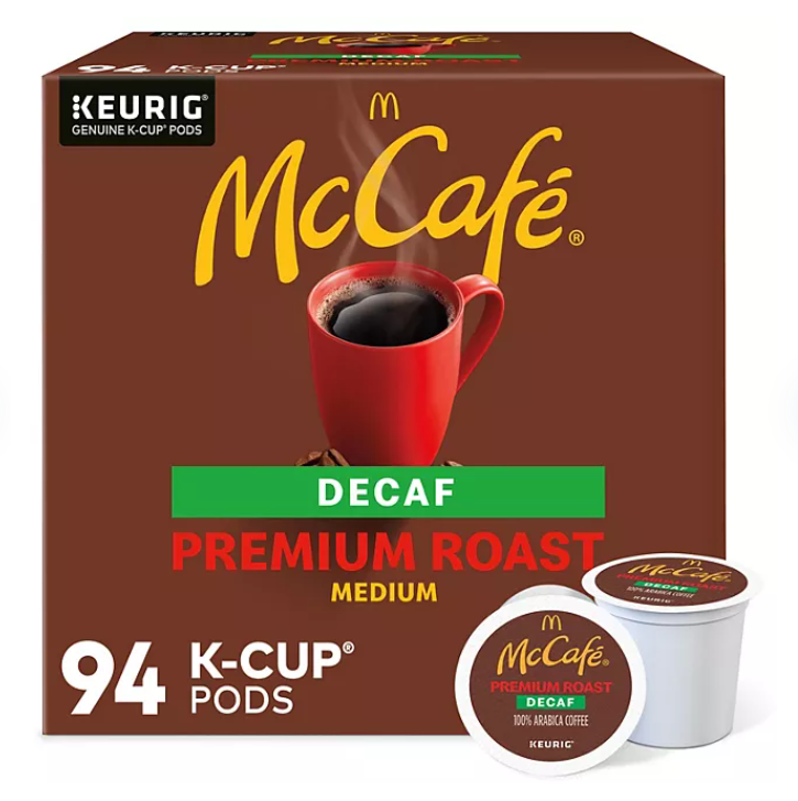 McCafe Decaf Premium Roast K-Cup Coffee Pods (94 ct.)