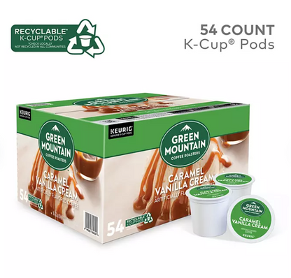 Green Mountain Coffee K-Cup Pods, Caramel Vanilla Cream (54 ct.)