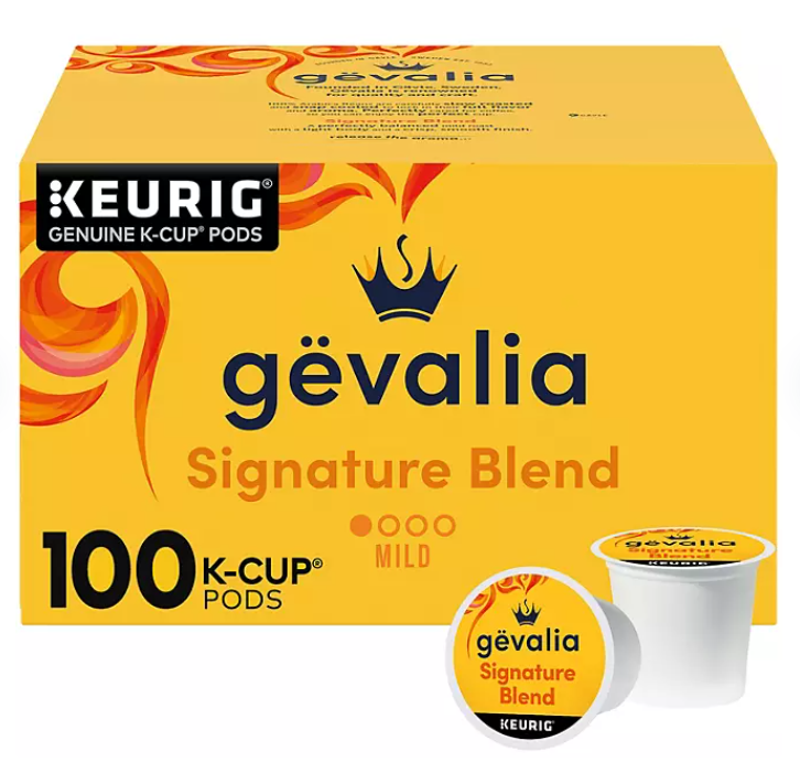 Gevalia Mild Roast K-Cup Coffee Pods, Signature Blend (100 ct.)