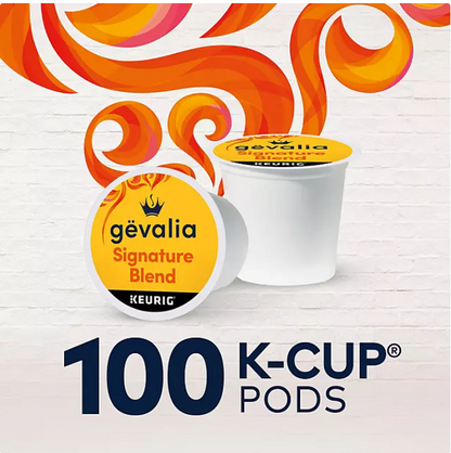 Gevalia Mild Roast K-Cup Coffee Pods, Signature Blend (100 ct.)