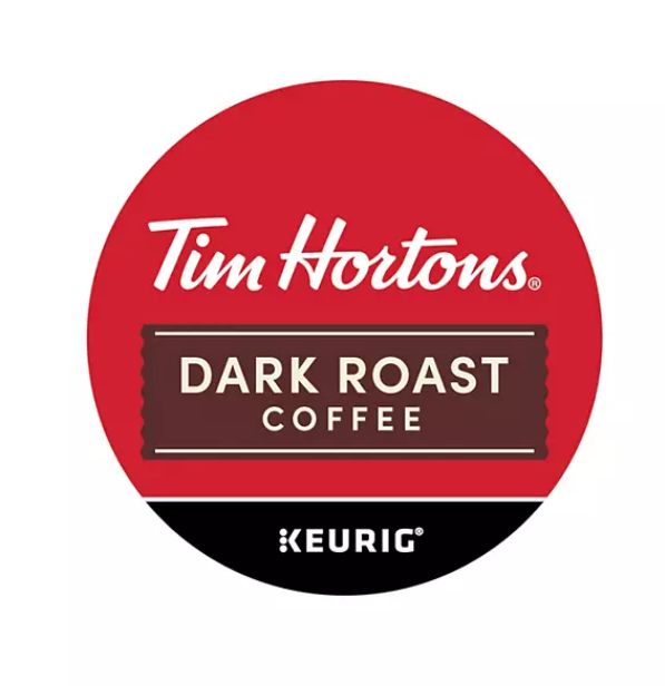 Tim Hortons Premium K-Cup Coffee Pods, Dark Roast (100 ct.)