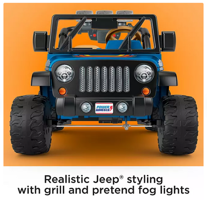 Power Wheels Retro Jeep Wrangler 12-Volt Ride-On