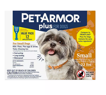 PetArmor Plus Capstar Flea & Tick Bundle for Medium Dogs, 23-44 lbs.