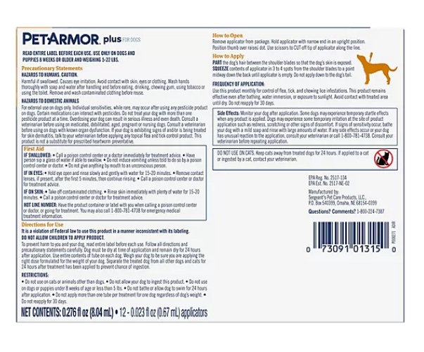 PetArmor Plus Capstar Flea & Tick Bundle for Medium Dogs, 23-44 lbs.