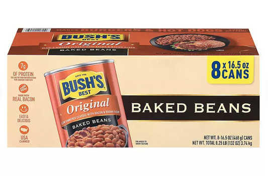 Bush's Original Baked Beans 16.5 oz, 8 ct.