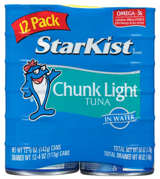 StarKist Chunk Light Tuna in Water (5 oz., 12 pk.)