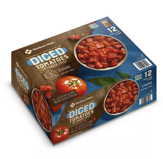 Member's Mark Diced Tomatoes in Tomato Juice (14.5 oz., 12 pk.)