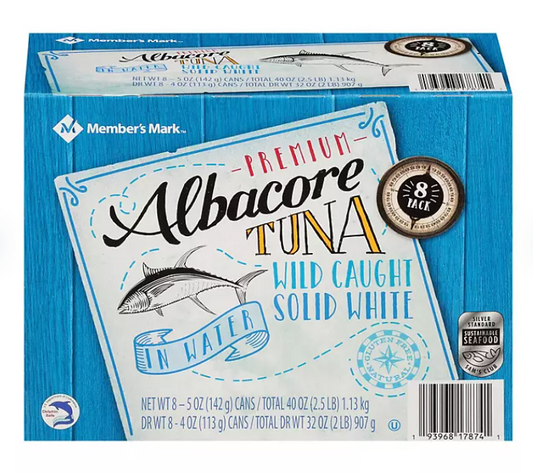 Member's Mark Solid White Albacore Tuna (5 oz., 8 pk.)