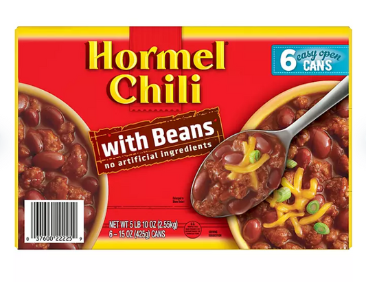 Hormel Chili with Beans (15 oz., 6 pk.)