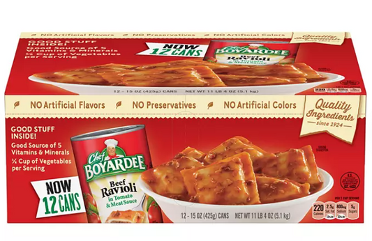 Chef Boyardee Beef Ravioli (15 oz., 12 pk.)