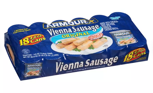 Armour Vienna Sausage (4.6 oz., 18 ct.)