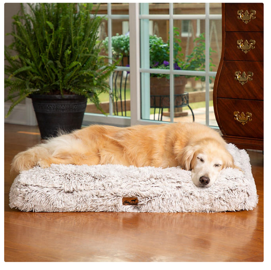 Ridge Creek Plush Lounger Dog Bed, 27" x 36" (Choose Color)