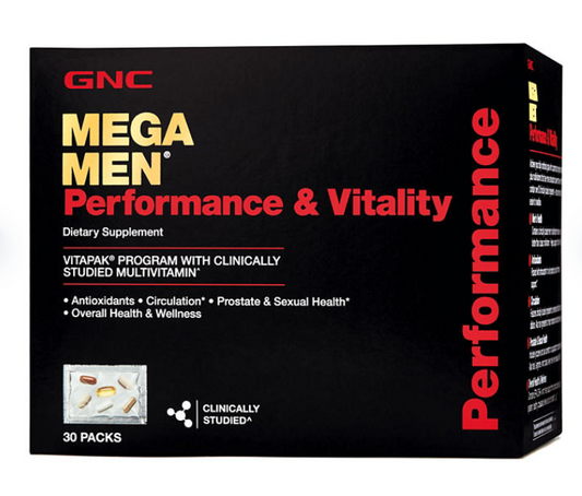 GNC Mega Men Performance & Vitality Vitapak 30 ct.