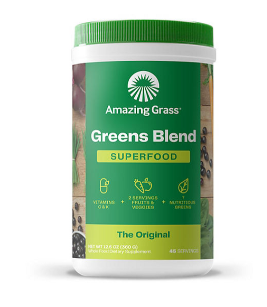 Amazing Grass Green Superfood Powder, Original, 45 servings, 12.6 oz.