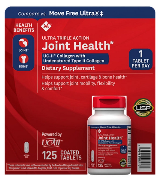 Member's Mark Ultra Triple Action Joint Health Tablets, 125 ct.