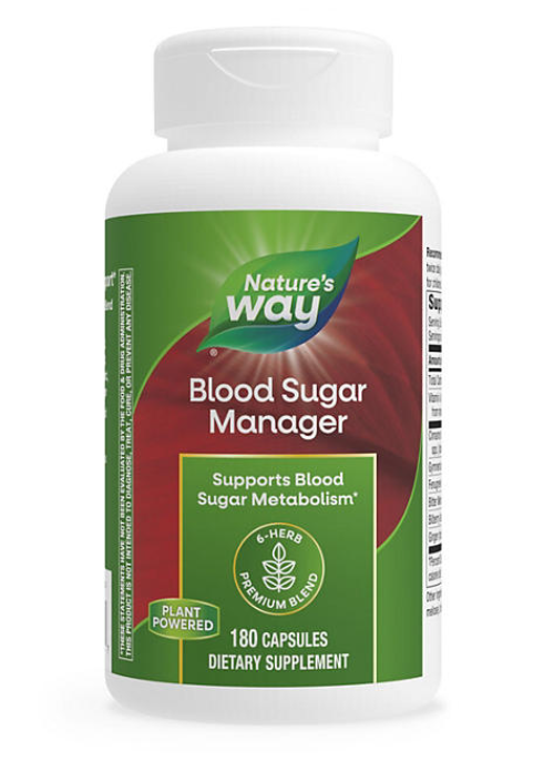 Nature's Way Blood Sugar Manager Capsules 180 ct.