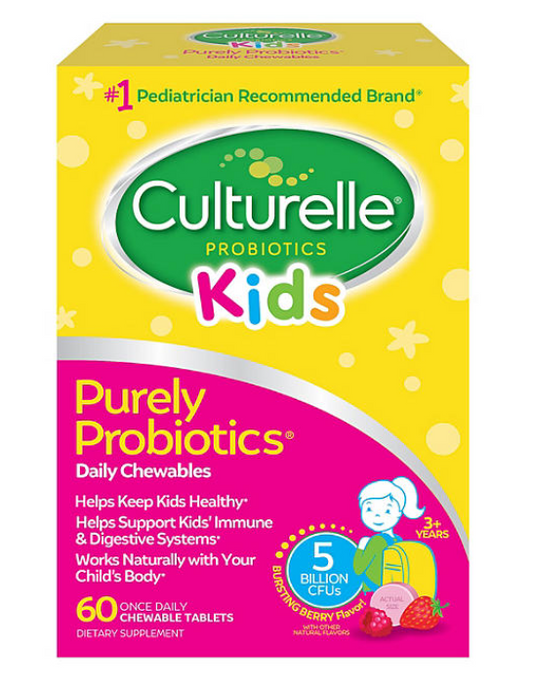 Culturelle Kids Purely Probiotics Chewable Tablets, 60 ct.