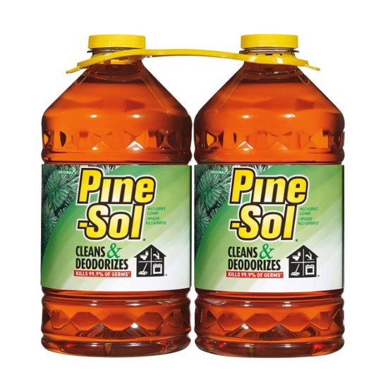 Pine-Sol All Purpose Cleaner Jugs, Pine, 200 Fl Oz, (Pack of 2)