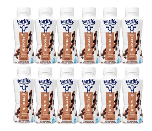 (Pack of 12) Fairlife Nutrition Plan, High Protein Chocolate Shakes 11.5 Fl.o.z | Fairlife Protein Shakes 30g of Protein by World Group Packing Solutions